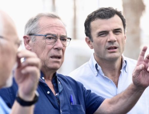 El alcalde de Cádiz y los técnicos del IMD visitan la evolución de las obras del Pedro Fernández y Manuel Irigoyen